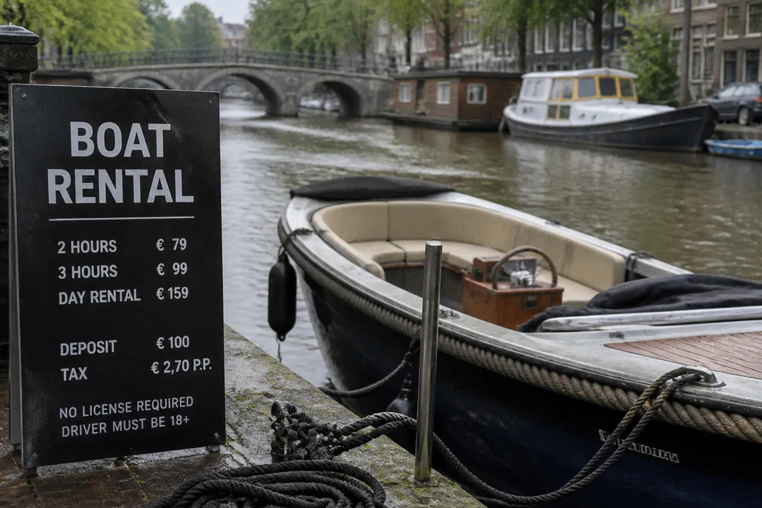 Bootsverleih in Amsterdam: Welche Tarife lohnen sich?